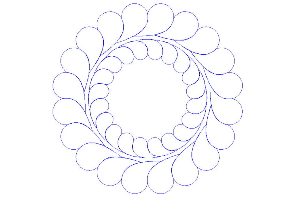 Feather Wreath Double